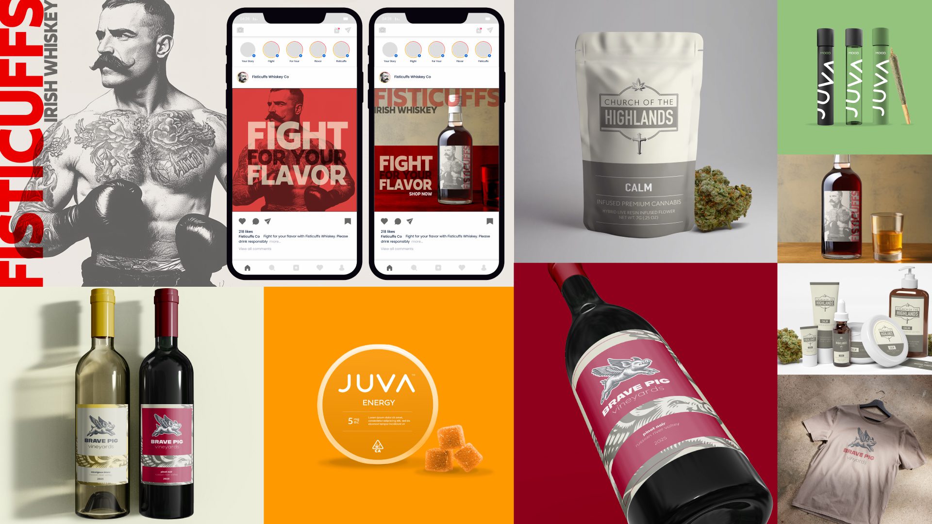 Idea Circus packaging examples